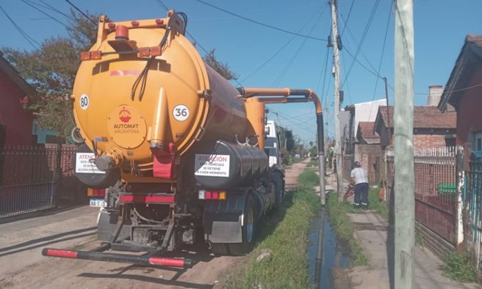 F. Varela - La Comuna desplegó a sus cuadrillas para prevenir anegamientos
