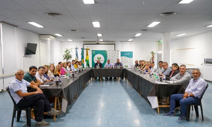 Florencio Varela - Andrés Watson presidió una nueva reunión con su gabinete