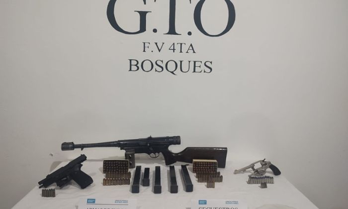 F. Varela – Allanamientos en Bosques: un detenido por tenencia ilegal de armas
