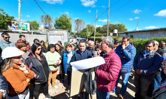 Florencio Varela - Obra de desagües en Bosques Norte