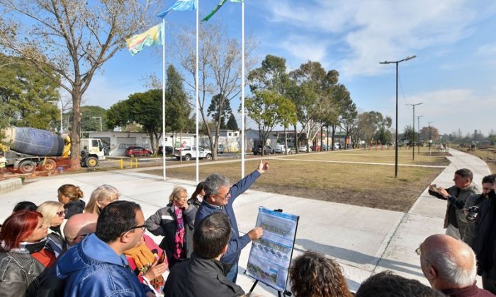 Florencio Varela – Inversión municipal en la mejora de espacios verdes