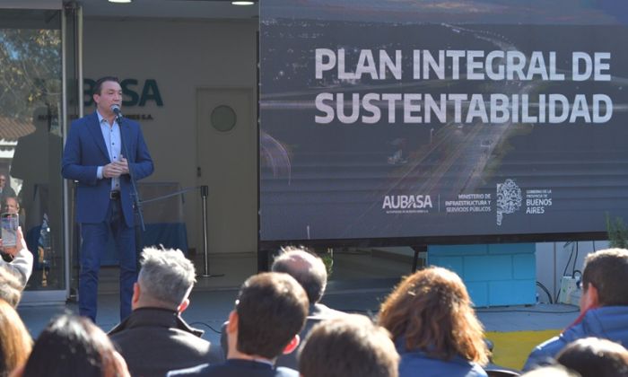 F. Varela - Presentación del plan integral de sustentabilidad de AUBASA