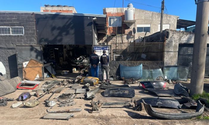 Florencio Varela – Tenía un desarmadero, terminó aprehendido