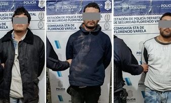 F. Varela – Tres violentos sujetos aprehendidos en medio de un conflicto vecinal