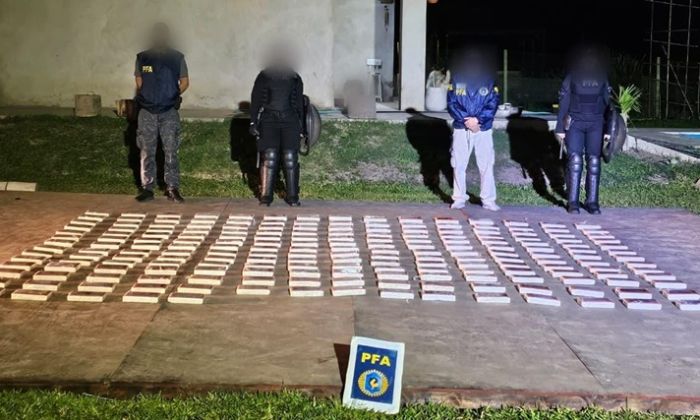 Más de 280 kilos de cocaína incautados por el DFI en CABA y el Gran Buenos Aires