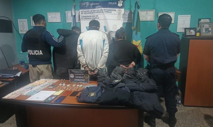 F. Varela - Investigación, allanamiento y tres aprehendidos por venta de drogas