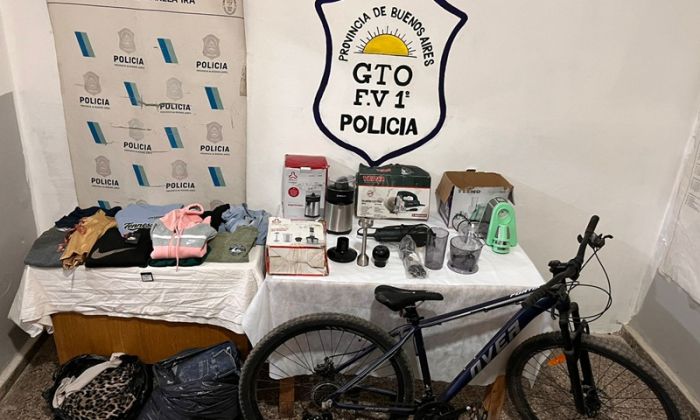 F. Varela – Investigación policial: robo esclarecido y recupero del botín