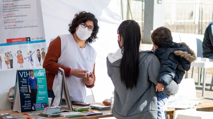 Operativo interdisciplinario de salud en Agustín Ramírez