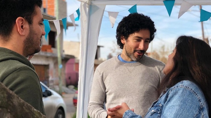 Alaniz y Boco festejaron el Día de la Bandera en el barrio Monte Cudine