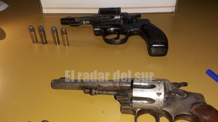Fcio. Varela: Tres aprehendidos por tenencia ilegal de armas