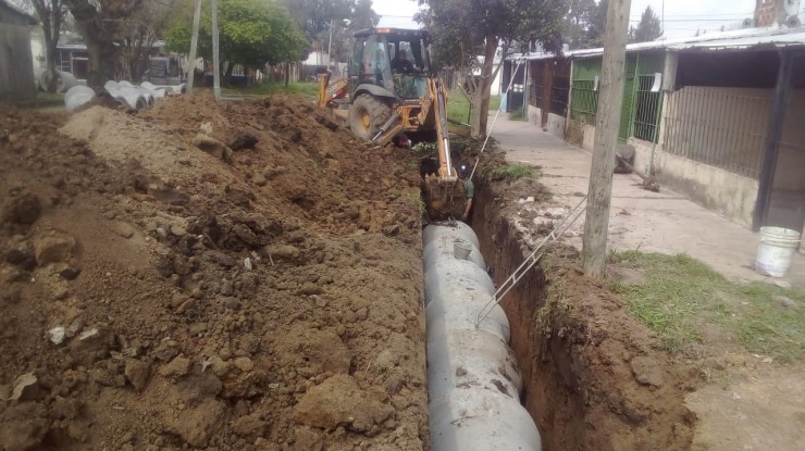 Se realizaron trabajos viales y obras hidráulicas