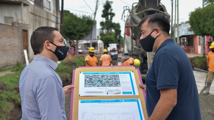 Comienzan importantes obras de pavimentación en hormigón