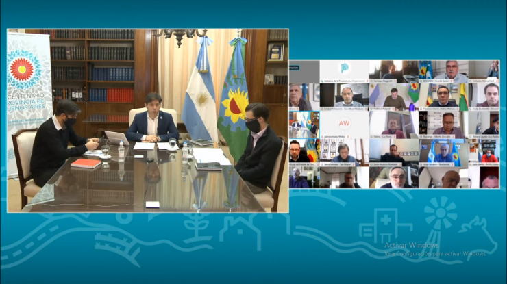 Intendente Watson acuerda con Kicillof obras para Varela