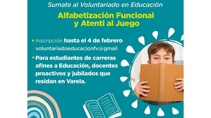 Sumate al Voluntariado en Educación