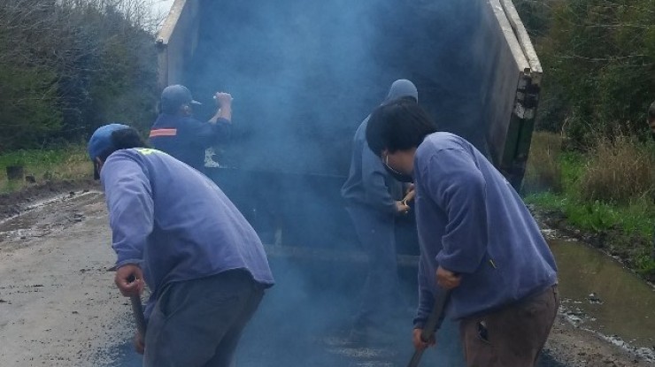 Abren el tránsito en ingreso a Ingeniero Allan