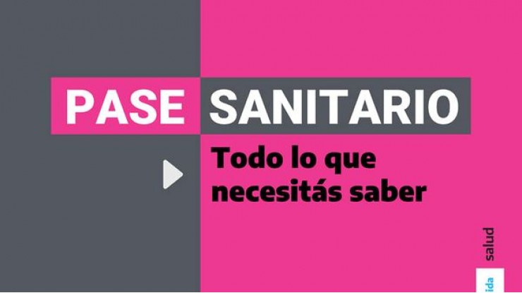 Ya rige el pase sanitario