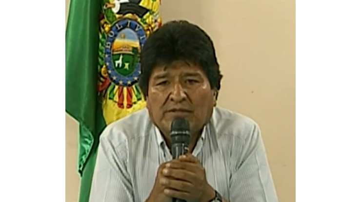 Evo Morales renunció a la presidencia 