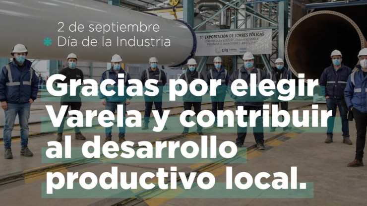 Andrés Watson saludó a los empresarios industriales varelenses