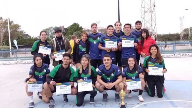 El Korfball varelense se subió al podio del Nacional