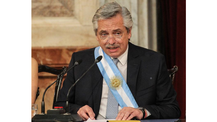 Alberto Fernández brindó su primer discurso