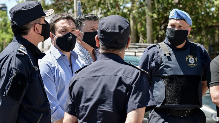 El intendente Watson monitoreó operativo de control vehicular