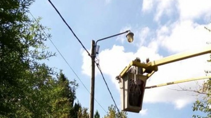 Se reforzaron trabajos de reparación de luminarias