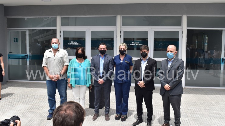 Watson y Kicillof inauguran la Subdelegación de la Policía Científica