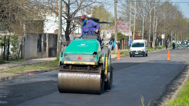 Trabajos de limpieza y bacheo