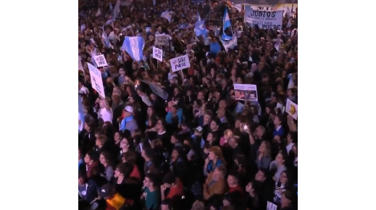 Macri encabezó una nueva marcha del Sí se Puede en Chaco